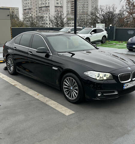 Черный БМВ 5 Серия, объемом двигателя 2 л и пробегом 213 тыс. км за 21500 $, фото 1 на Automoto.ua