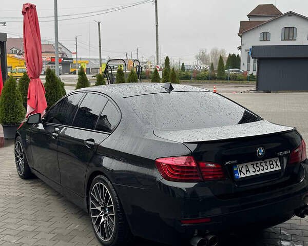 Черный БМВ 5 Серия, объемом двигателя 3 л и пробегом 137 тыс. км за 19500 $, фото 3 на Automoto.ua