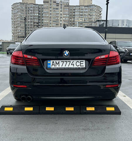 Черный БМВ 5 Серия, объемом двигателя 2 л и пробегом 213 тыс. км за 21500 $, фото 3 на Automoto.ua