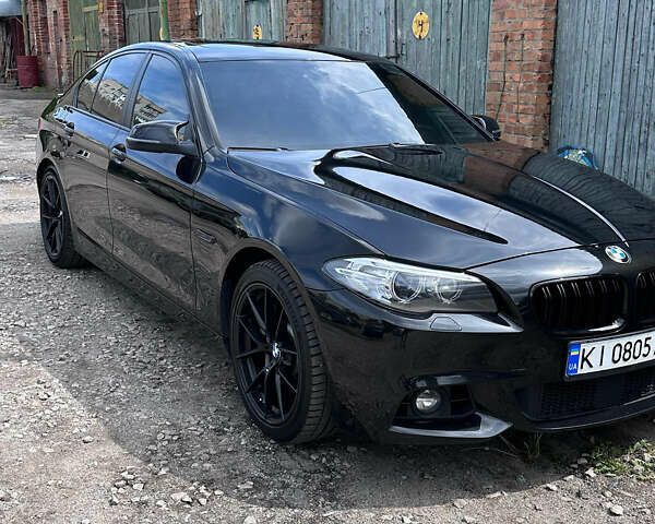 Черный БМВ 5 Серия, объемом двигателя 3 л и пробегом 95 тыс. км за 21000 $, фото 1 на Automoto.ua