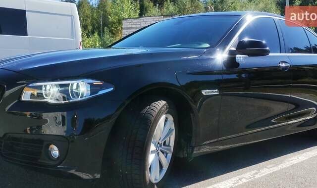 Чорний БМВ 5 Серія, об'ємом двигуна 2 л та пробігом 228 тис. км за 14900 $, фото 1 на Automoto.ua