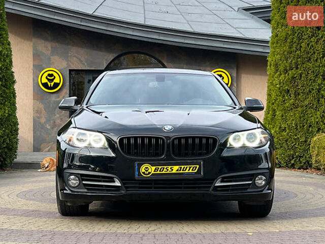 Чорний БМВ 5 Серія, об'ємом двигуна 2 л та пробігом 182 тис. км за 16300 $, фото 1 на Automoto.ua