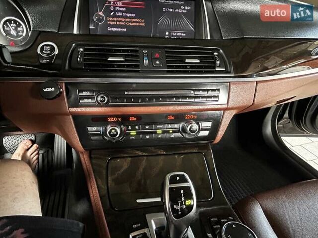 Черный БМВ 5 Серия, объемом двигателя 2 л и пробегом 105 тыс. км за 19200 $, фото 14 на Automoto.ua