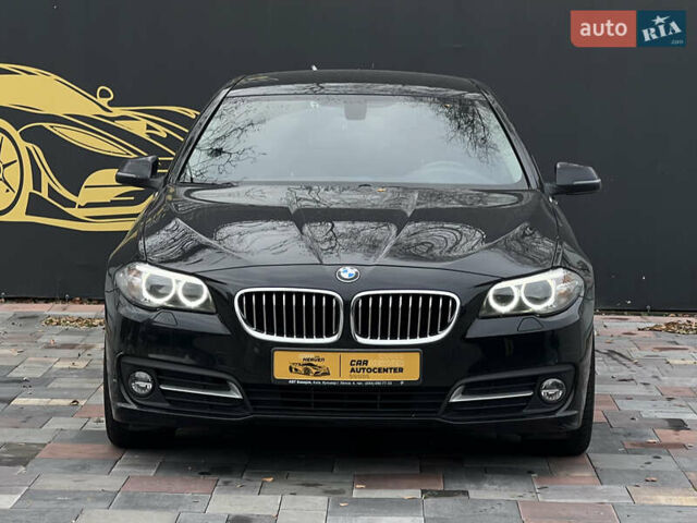 Черный БМВ 5 Серия, объемом двигателя 2 л и пробегом 105 тыс. км за 21300 $, фото 1 на Automoto.ua