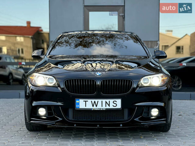 Черный БМВ 5 Серия, объемом двигателя 3 л и пробегом 195 тыс. км за 19500 $, фото 1 на Automoto.ua