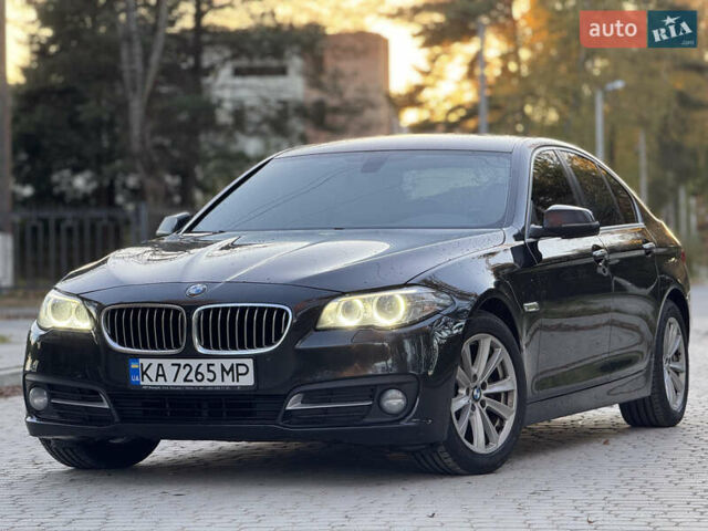 Чорний БМВ 5 Серія, об'ємом двигуна 2 л та пробігом 245 тис. км за 16300 $, фото 1 на Automoto.ua
