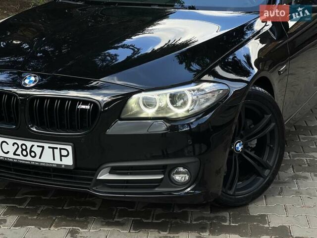 Чорний БМВ 5 Серія, об'ємом двигуна 2 л та пробігом 203 тис. км за 15650 $, фото 1 на Automoto.ua