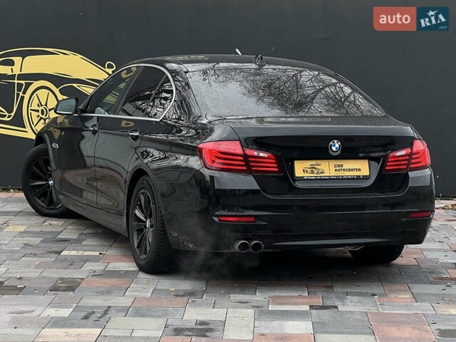 Черный БМВ 5 Серия, объемом двигателя 2 л и пробегом 105 тыс. км за 21300 $, фото 5 на Automoto.ua