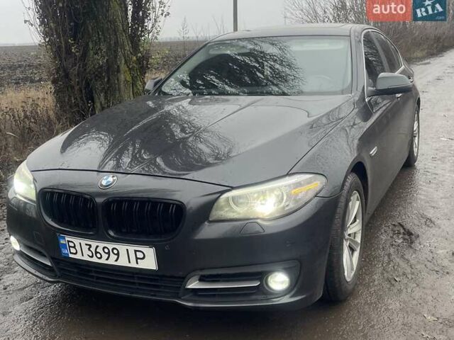 Черный БМВ 5 Серия, объемом двигателя 2 л и пробегом 121 тыс. км за 19500 $, фото 1 на Automoto.ua