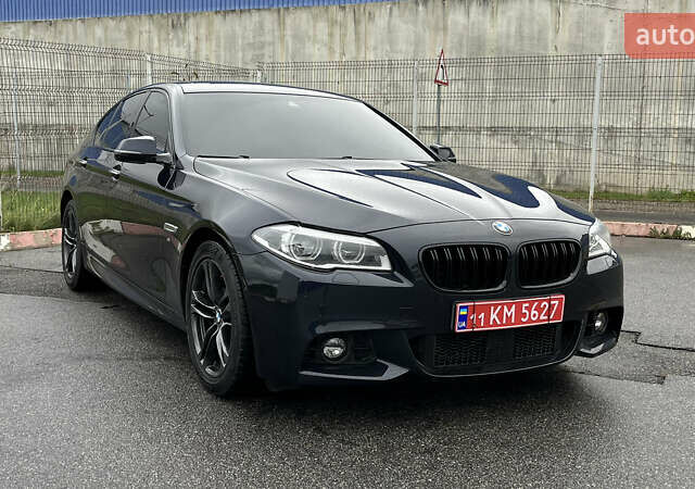 Чорний БМВ 5 Серія, об'ємом двигуна 2 л та пробігом 180 тис. км за 21500 $, фото 1 на Automoto.ua