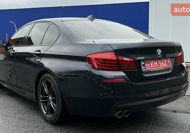 Чорний БМВ 5 Серія, об'ємом двигуна 2 л та пробігом 180 тис. км за 21500 $, фото 10 на Automoto.ua