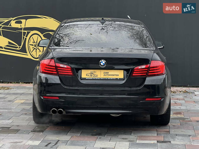 Черный БМВ 5 Серия, объемом двигателя 2 л и пробегом 105 тыс. км за 21300 $, фото 4 на Automoto.ua