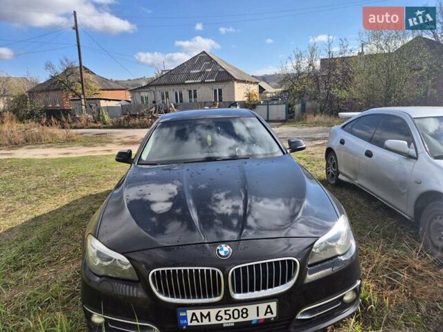 Черный БМВ 5 Серия, объемом двигателя 2 л и пробегом 162 тыс. км за 14500 $, фото 2 на Automoto.ua