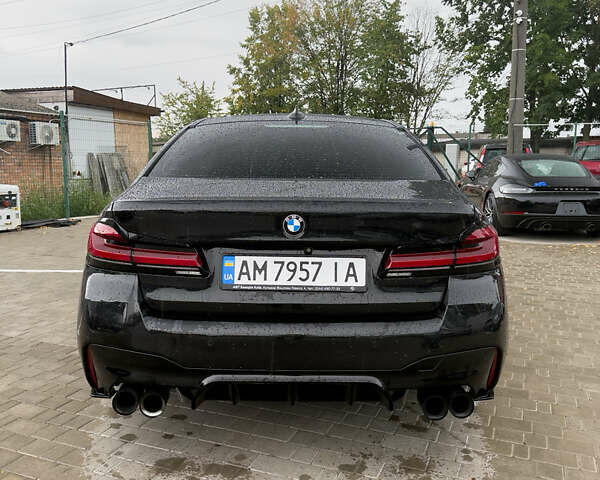 Чорний БМВ 5 Серія, об'ємом двигуна 3 л та пробігом 170 тис. км за 28200 $, фото 6 на Automoto.ua