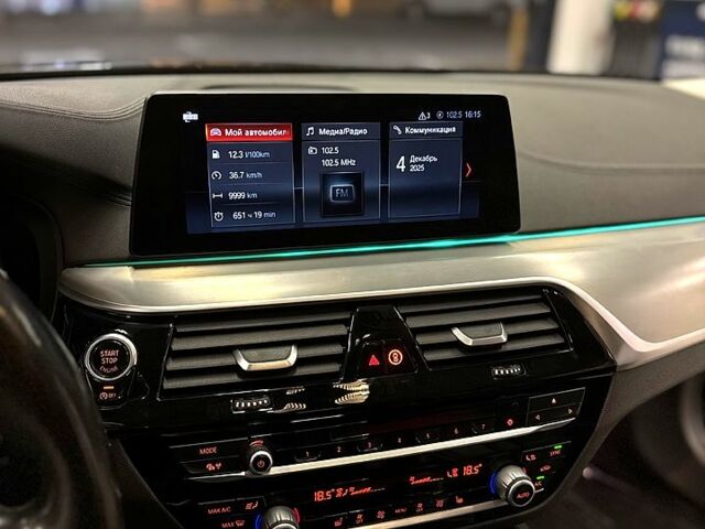 Черный БМВ 5 Серия, объемом двигателя 3 л и пробегом 169 тыс. км за 28000 $, фото 10 на Automoto.ua