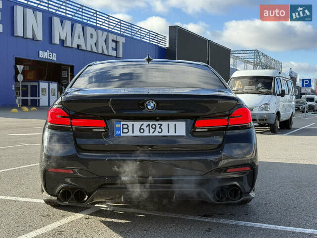 Черный БМВ 5 Серия, объемом двигателя 3 л и пробегом 110 тыс. км за 36500 $, фото 6 на Automoto.ua