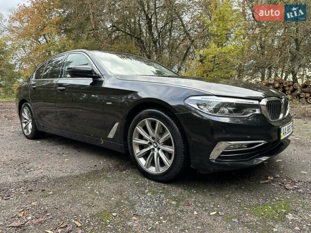 Черный БМВ 5 Серия, объемом двигателя 2 л и пробегом 202 тыс. км за 28000 $, фото 1 на Automoto.ua