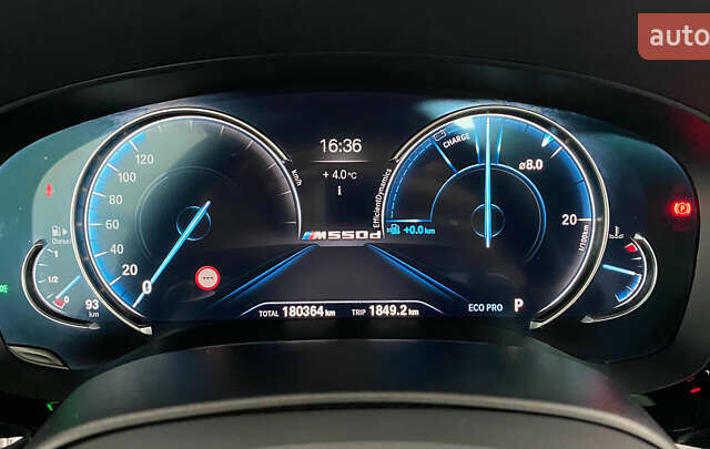 Чорний БМВ 5 Серія, об'ємом двигуна 3 л та пробігом 180 тис. км за 39950 $, фото 21 на Automoto.ua