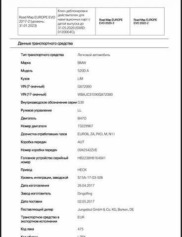 Черный БМВ 5 Серия, объемом двигателя 2 л и пробегом 266 тыс. км за 27999 $, фото 31 на Automoto.ua