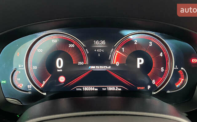 Черный БМВ 5 Серия, объемом двигателя 3 л и пробегом 180 тыс. км за 39950 $, фото 14 на Automoto.ua