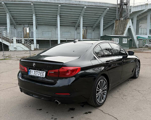 Черный БМВ 5 Серия, объемом двигателя 2 л и пробегом 120 тыс. км за 29200 $, фото 1 на Automoto.ua