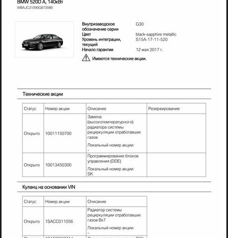 Черный БМВ 5 Серия, объемом двигателя 2 л и пробегом 266 тыс. км за 27999 $, фото 21 на Automoto.ua