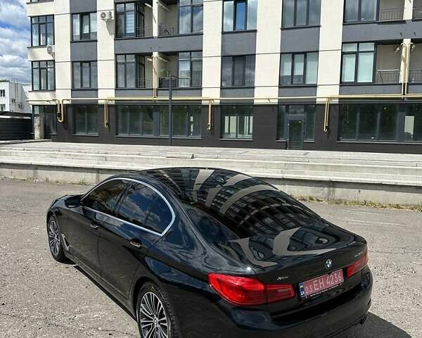 Черный БМВ 5 Серия, объемом двигателя 2 л и пробегом 103 тыс. км за 29250 $, фото 1 на Automoto.ua