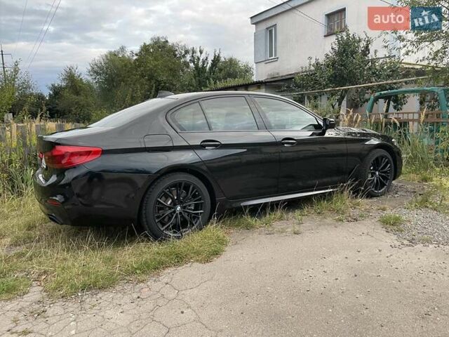 Черный БМВ 5 Серия, объемом двигателя 2 л и пробегом 77 тыс. км за 29500 $, фото 2 на Automoto.ua
