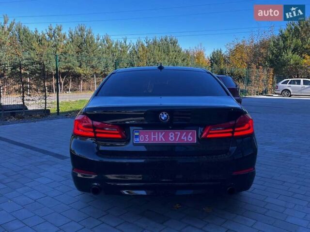 Черный БМВ 5 Серия, объемом двигателя 2 л и пробегом 137 тыс. км за 19700 $, фото 3 на Automoto.ua