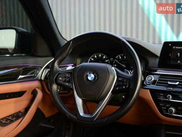 Черный БМВ 5 Серия, объемом двигателя 3 л и пробегом 73 тыс. км за 41500 $, фото 24 на Automoto.ua