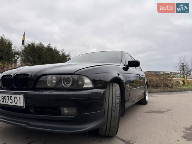 Черный БМВ 5 Серия, объемом двигателя 2.5 л и пробегом 187 тыс. км за 2999 $, фото 2 на Automoto.ua