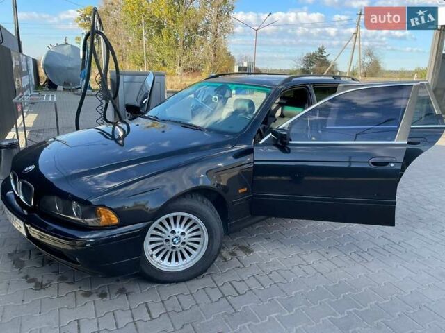 Черный БМВ 5 Серия, объемом двигателя 2.5 л и пробегом 314 тыс. км за 5500 $, фото 3 на Automoto.ua
