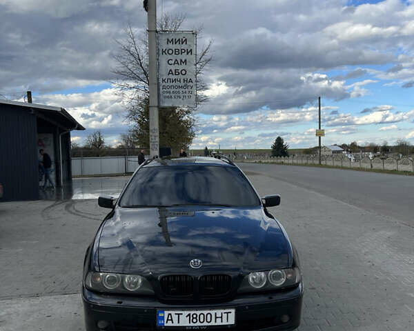Черный БМВ 5 Серия, объемом двигателя 2.5 л и пробегом 327 тыс. км за 4700 $, фото 1 на Automoto.ua