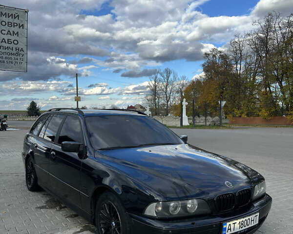 Черный БМВ 5 Серия, объемом двигателя 2.5 л и пробегом 327 тыс. км за 4700 $, фото 2 на Automoto.ua