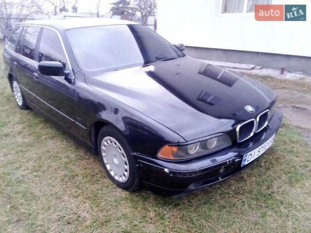 Черный БМВ 5 Серия, объемом двигателя 1.95 л и пробегом 400 тыс. км за 3800 $, фото 1 на Automoto.ua