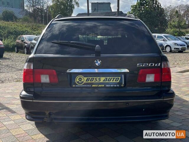 Черный БМВ 5 Серия, объемом двигателя 2 л и пробегом 213 тыс. км за 5250 $, фото 5 на Automoto.ua