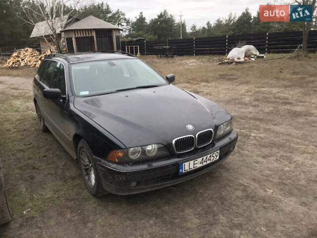 Черный БМВ 5 Серия, объемом двигателя 2.5 л и пробегом 414 тыс. км за 2350 $, фото 1 на Automoto.ua