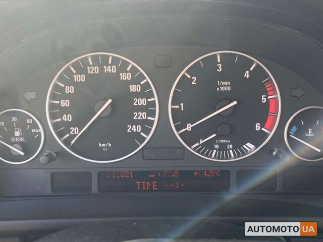 Черный БМВ 5 Серия, объемом двигателя 2 л и пробегом 213 тыс. км за 5250 $, фото 11 на Automoto.ua