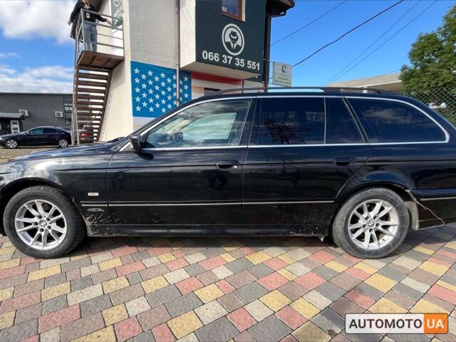 Черный БМВ 5 Серия, объемом двигателя 2 л и пробегом 213 тыс. км за 5250 $, фото 3 на Automoto.ua