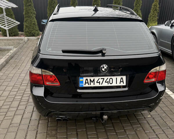 Черный БМВ 5 Серия, объемом двигателя 2.99 л и пробегом 330 тыс. км за 9100 $, фото 4 на Automoto.ua