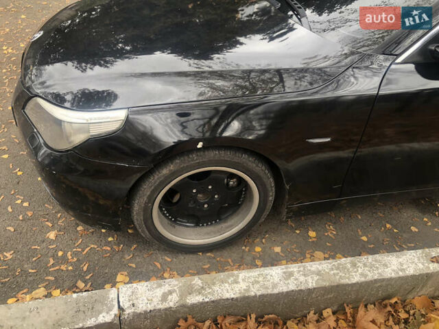 Черный БМВ 5 Серия, объемом двигателя 2.5 л и пробегом 419 тыс. км за 5500 $, фото 3 на Automoto.ua