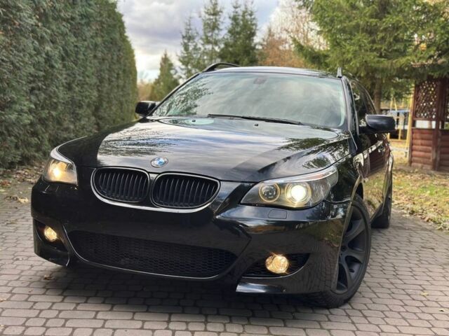 Черный БМВ 5 Серия, объемом двигателя 3 л и пробегом 399 тыс. км за 6850 $, фото 1 на Automoto.ua