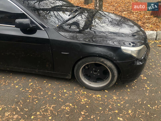 Черный БМВ 5 Серия, объемом двигателя 2.5 л и пробегом 419 тыс. км за 5500 $, фото 4 на Automoto.ua