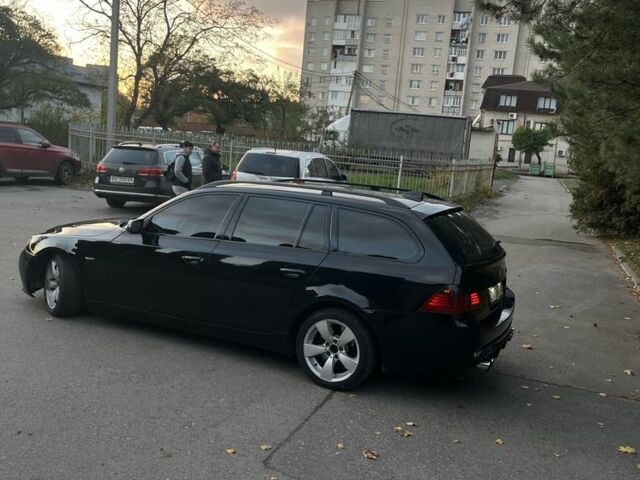 Черный БМВ 5 Серия, объемом двигателя 3 л и пробегом 340 тыс. км за 8200 $, фото 1 на Automoto.ua