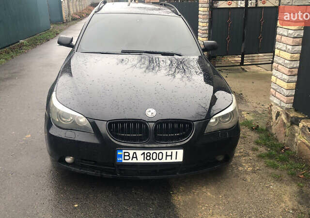 Черный БМВ 5 Серия, объемом двигателя 2.5 л и пробегом 419 тыс. км за 5500 $, фото 1 на Automoto.ua