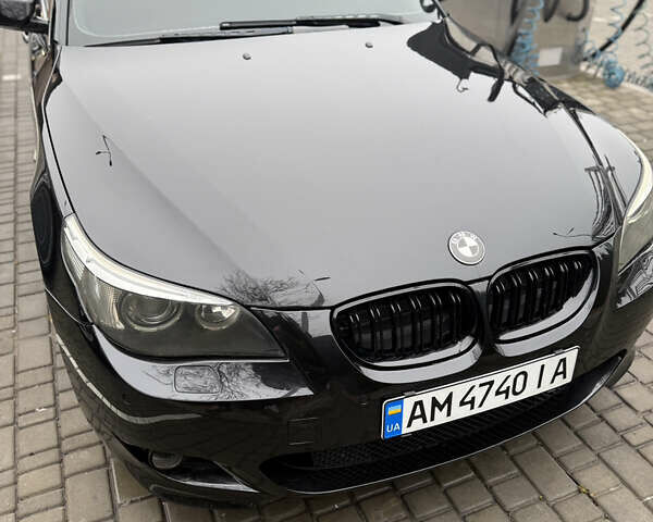 Черный БМВ 5 Серия, объемом двигателя 2.99 л и пробегом 330 тыс. км за 9100 $, фото 1 на Automoto.ua