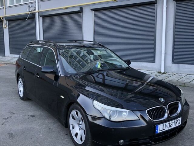 Черный БМВ 5 Серия, объемом двигателя 2.5 л и пробегом 320 тыс. км за 4200 $, фото 1 на Automoto.ua