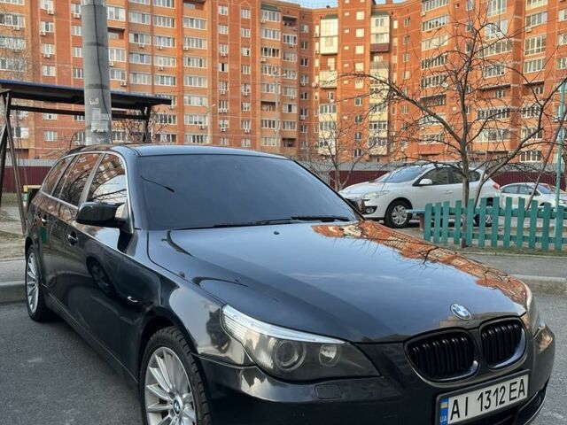 Черный БМВ 5 Серия, объемом двигателя 3 л и пробегом 350 тыс. км за 10500 $, фото 1 на Automoto.ua