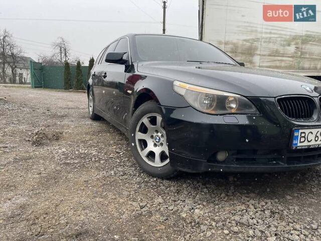 Черный БМВ 5 Серия, объемом двигателя 2.5 л и пробегом 360 тыс. км за 8500 $, фото 1 на Automoto.ua