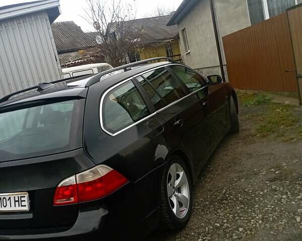 Черный БМВ 5 Серия, объемом двигателя 2.5 л и пробегом 266 тыс. км за 8700 $, фото 4 на Automoto.ua